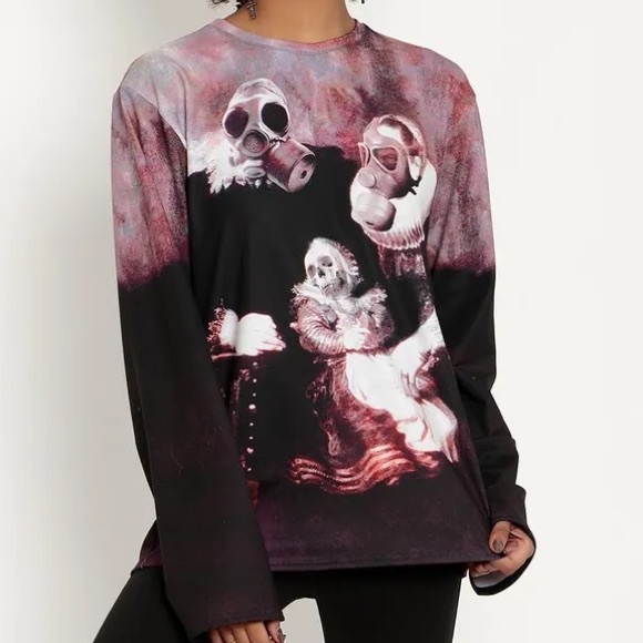 Blackmilk GAS MASK SKULLS LONG SLEEVE BFT
Size Medium M NWT - Picture 10 of 15